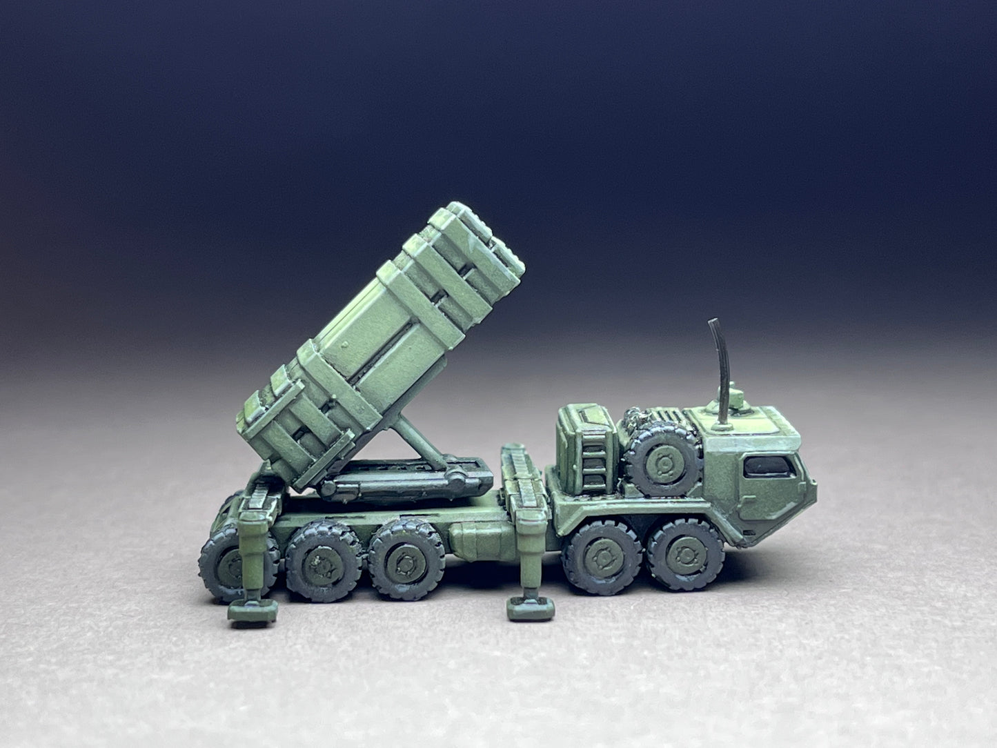 6-8mm scale - Heavy Tactical Truck - Missile Platform, off-road, tactical mobility, missile platform- UNPAINTED, This is NOT a toy!