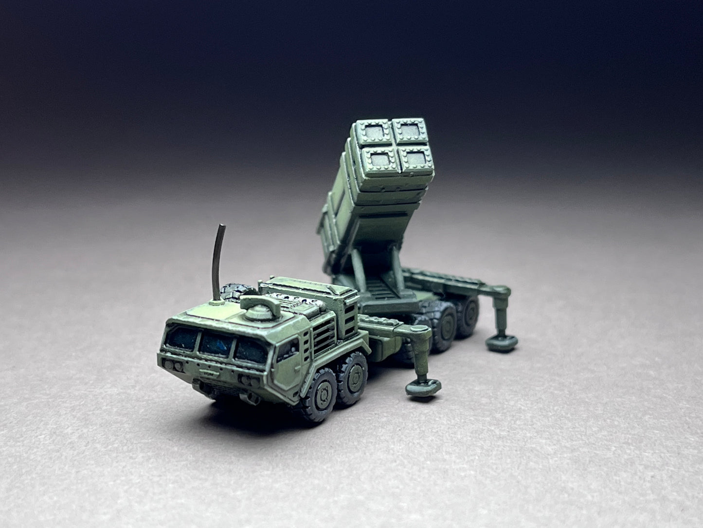6-8mm scale - Heavy Tactical Truck - Missile Platform, off-road, tactical mobility, missile platform- UNPAINTED, This is NOT a toy!