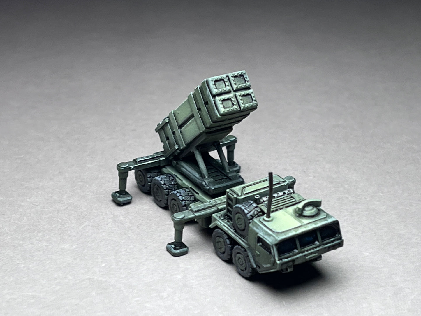 6-8mm scale - Heavy Tactical Truck - Missile Platform, off-road, tactical mobility, missile platform- UNPAINTED, This is NOT a toy!