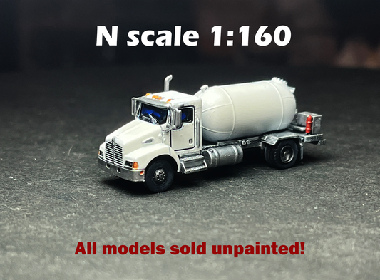 UNPAINTED N Scale (1:160 or 12mm) T300, Propane with 4 sets of decals - NOT a toy!