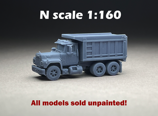 UNPAINTED N Scale (1:160 or 12mm)   Bulldog R Dump Twin axle conversion  - NOT A TOY